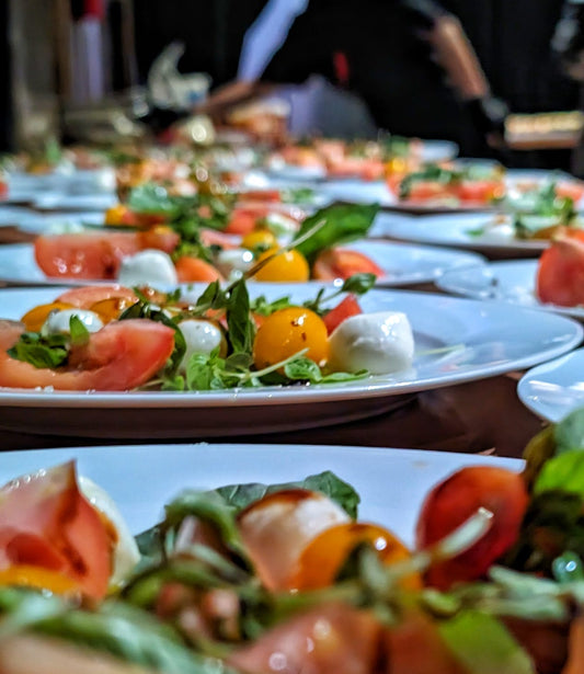 Caprese Salad with Balsamic Rum Sauce | 10 Portions