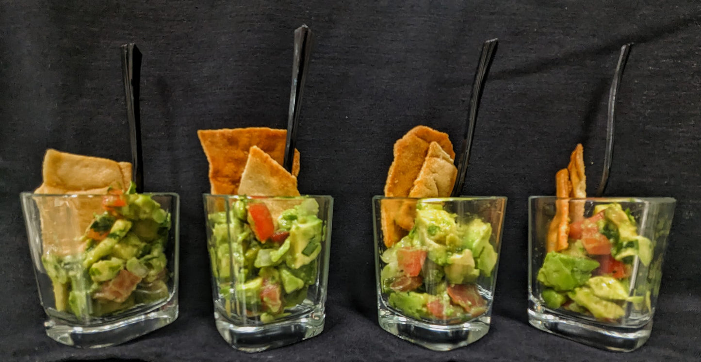 Guacamole Shooters with Pita Chips | 28 Portions