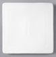 6" Modern Square Plate - White | Rental